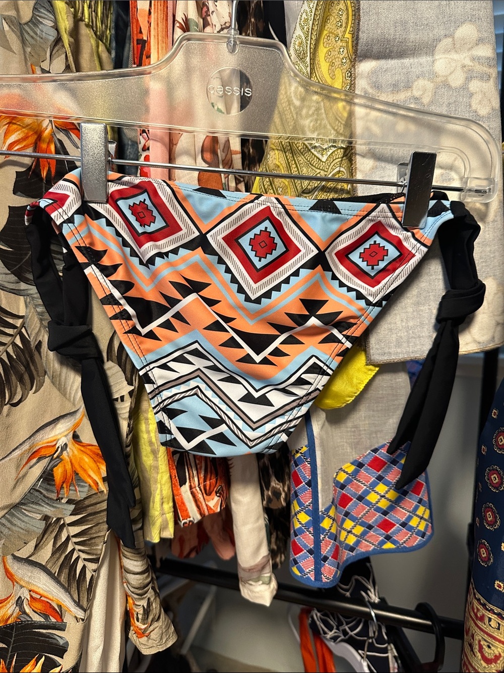 Aztec Inspired String bikini bttm - Picture 2 of 3